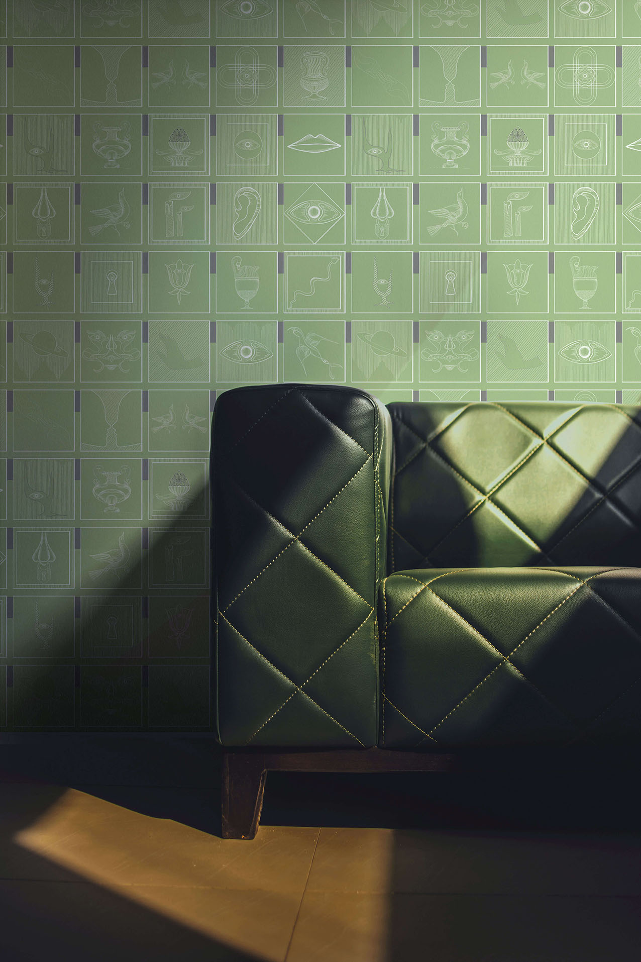 Wallpaper-Alchemici-Verde-morbido-MaVoix-wallpaper-back-sofa-wall-design-Collection-Essenziali