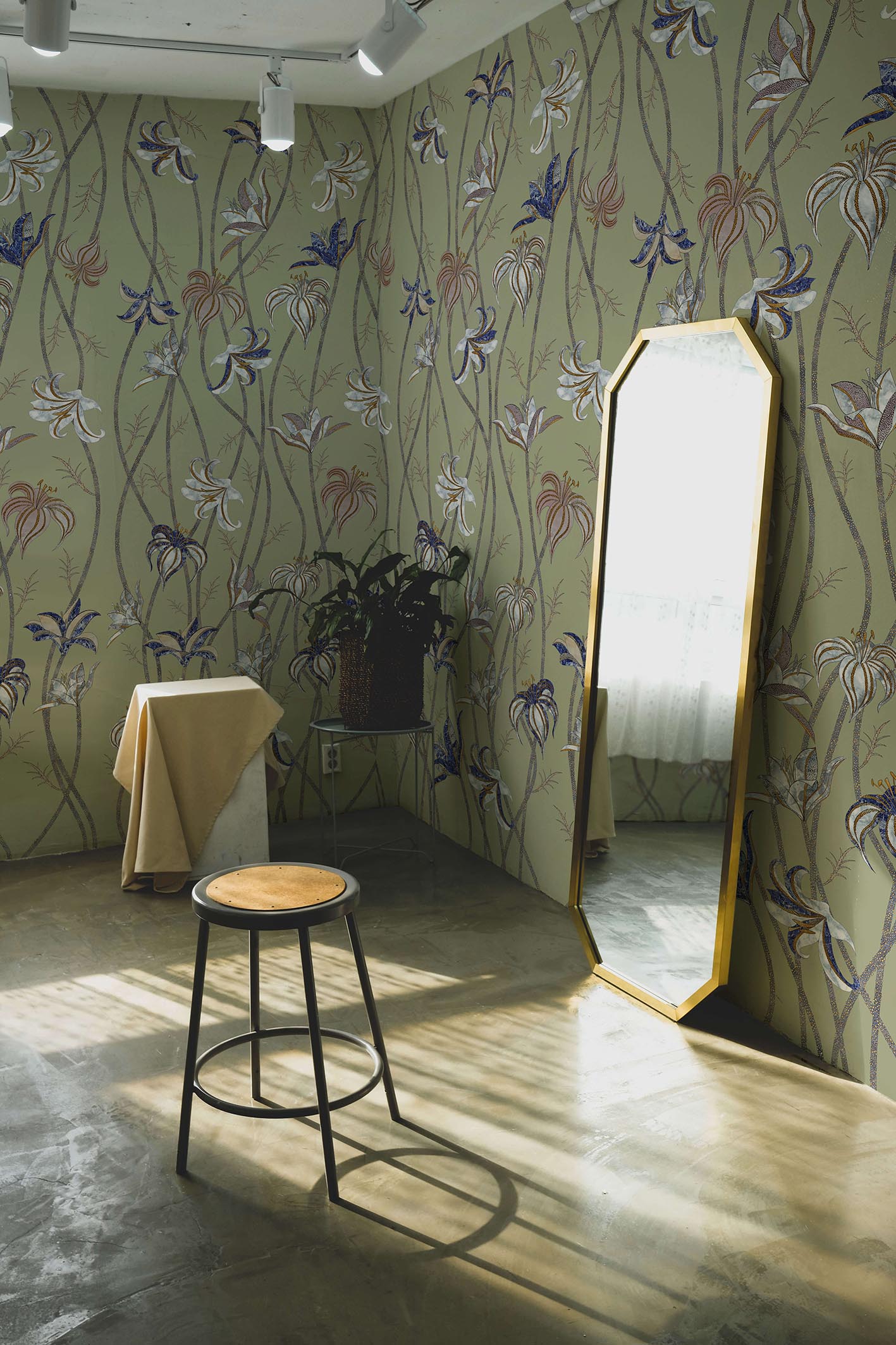 Fiori-Verde-Salvia-MaVoix-carte-da-parati-living-decor-wallpaper