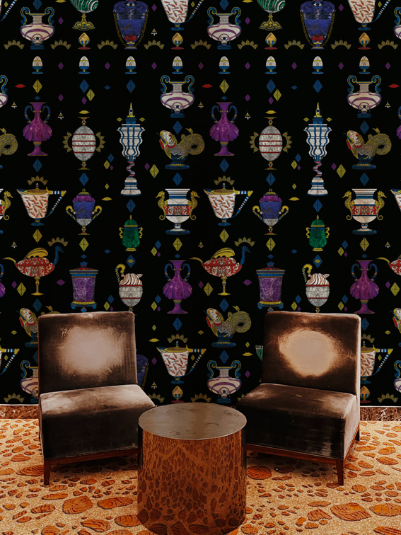 Ludovica-Midnight-Black-MaVoix-Wallpaper-back-armchair-wall-decor