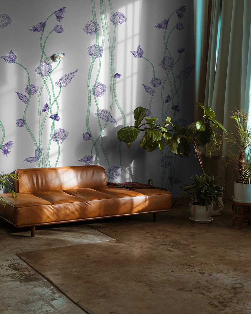 Rampicante-MaVoix-wallpaper-by-Antonio-Barbieri-living-room-corner