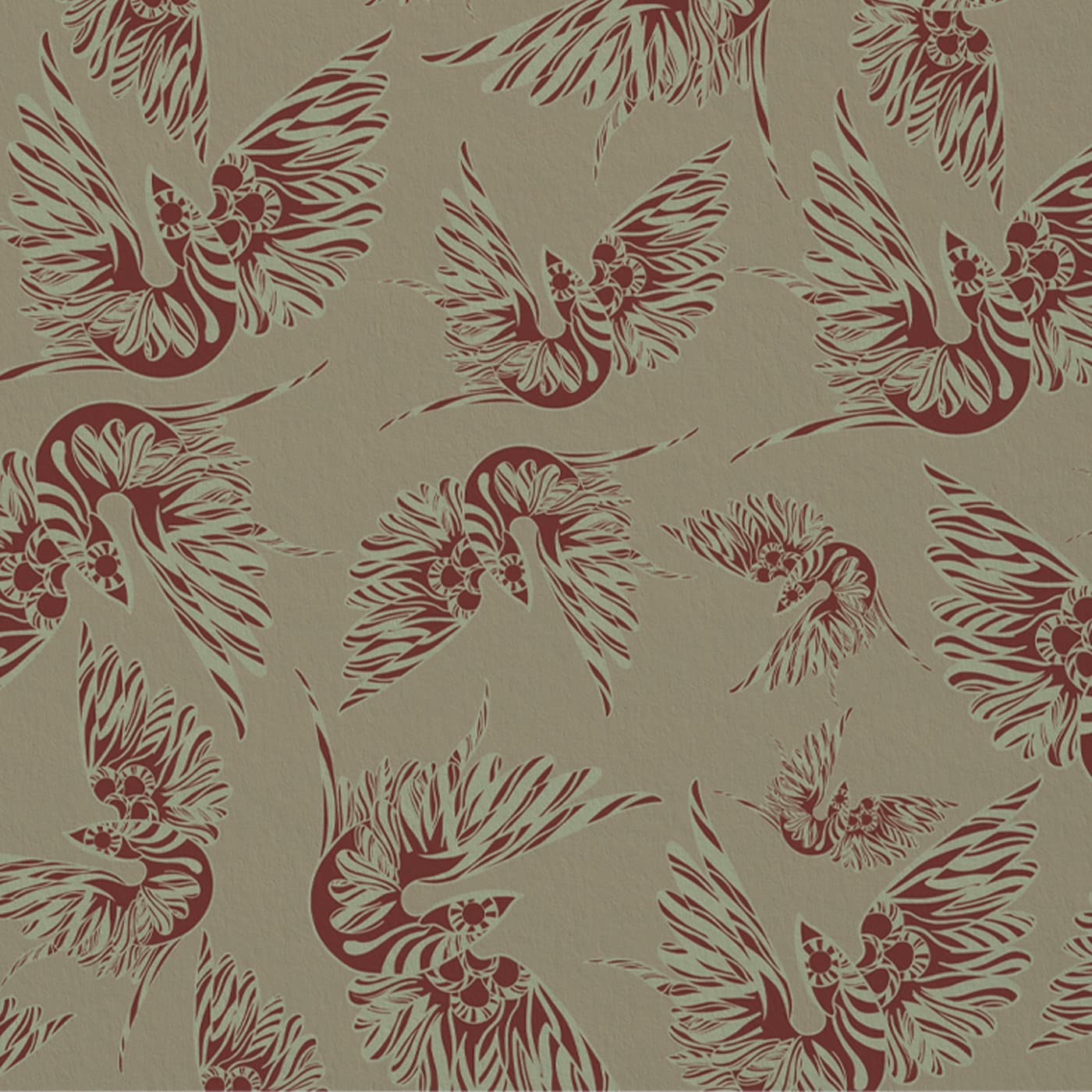 Misteriosa-Beige-Terra-di-Siena-Wallpaper-Leonardo-Dini-x-MaVoix-Collezione-Essenziali-pattern.