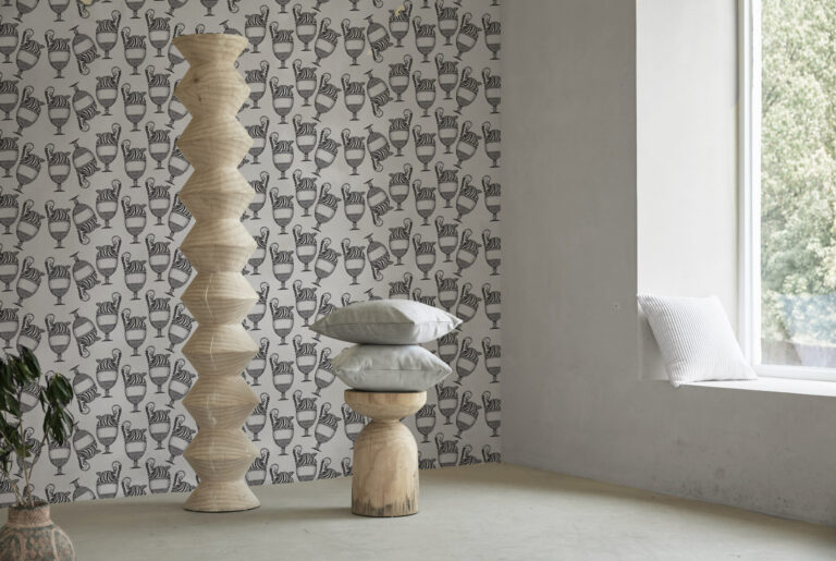 Fontana Bianco & Nero | Wallpaper — carta da parati MaVoix by Marika Tardio