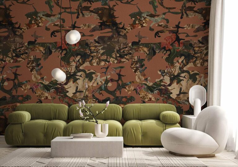 Hidden in Plain Sight Marsala Edition | Wallpaper — carta da parati MaVoix by Magnus Gjoen