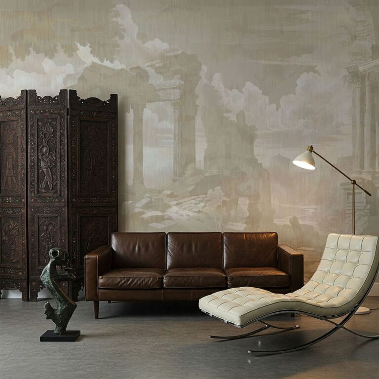 Storm of Stones and Shadows Tortora Edition | Wallpaper — carta da parati MaVoix by Magnus Gjoen