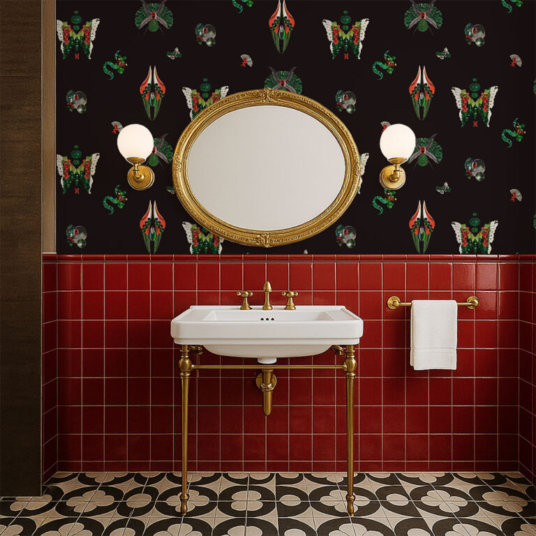 Jewelry Bugs Onyx | Wallpaper — carta da parati MaVoix by Fanny Garnichat