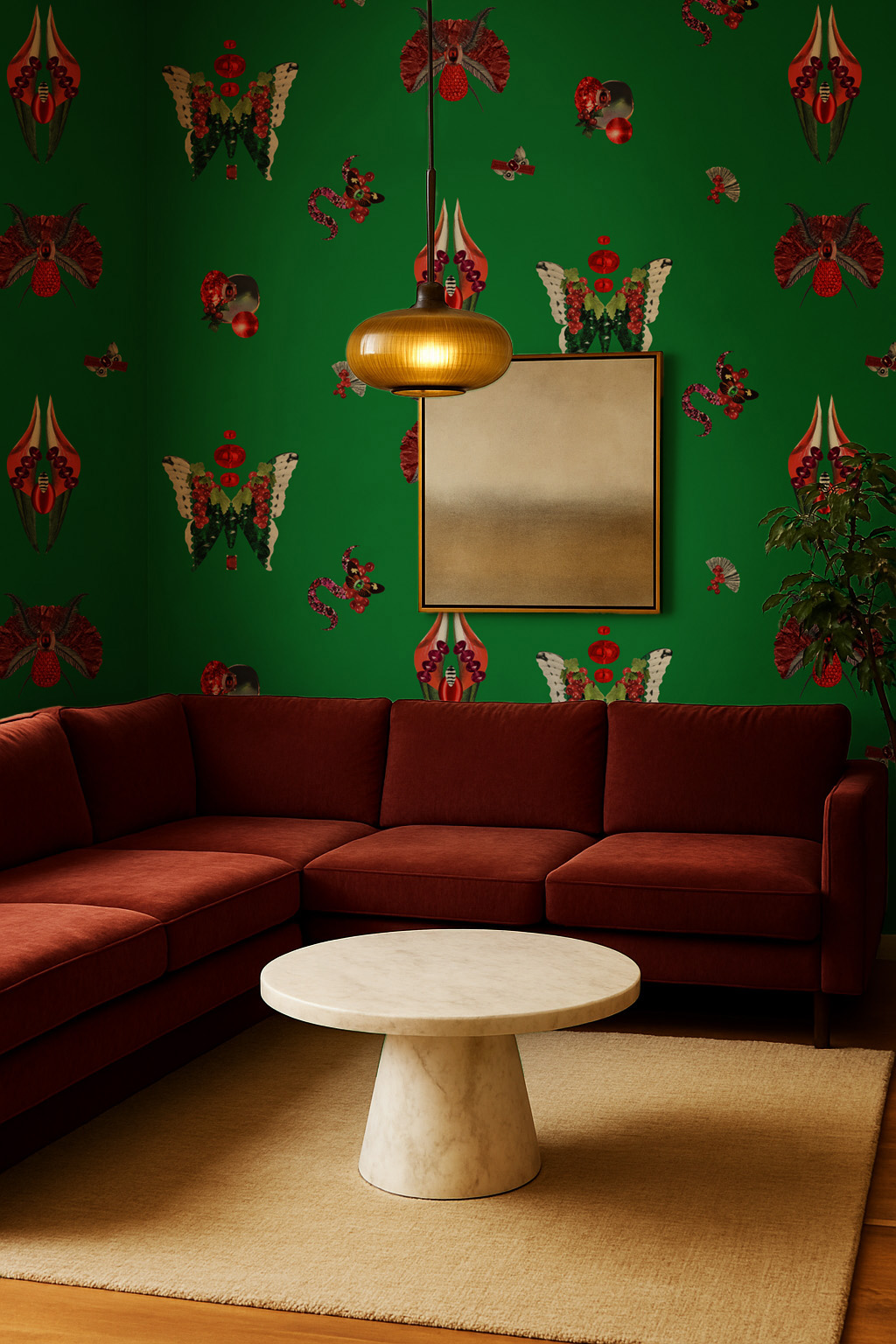 Jewelry Bugs Jade – Wallpaper โ carta da parati MaVoix by Fanny Garnichat