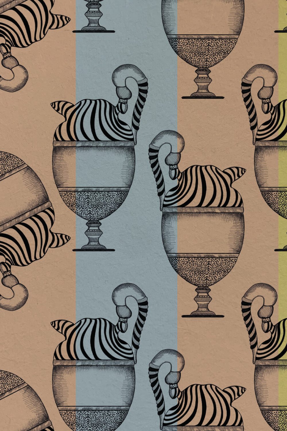 Fontana Righe Wallpaper - Pattern - MaVoix