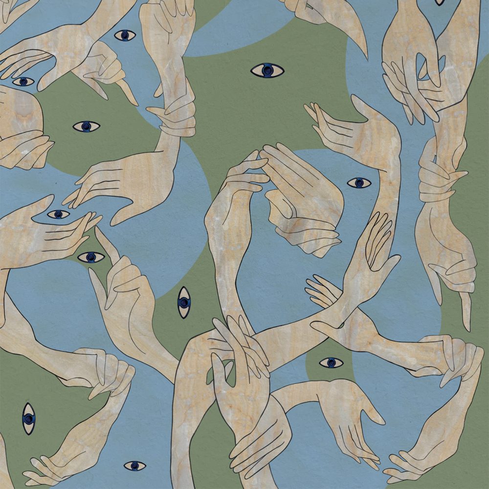 Uno, Nessuno Camouflage Chiaro | Wallpaper — carta da parati MaVoix by Marika Tardio
