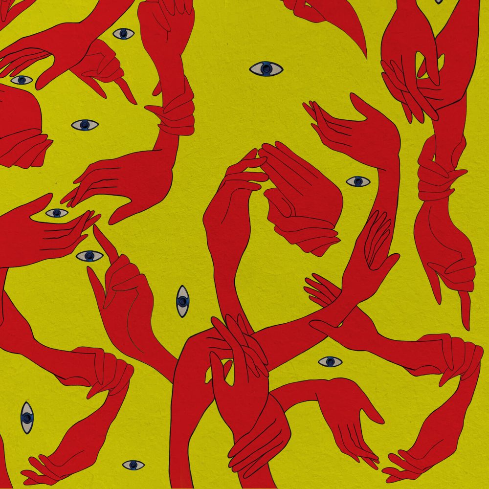 Uno, Nessuno Fluo | Wallpaper — carta da parati MaVoix by Marika Tardio