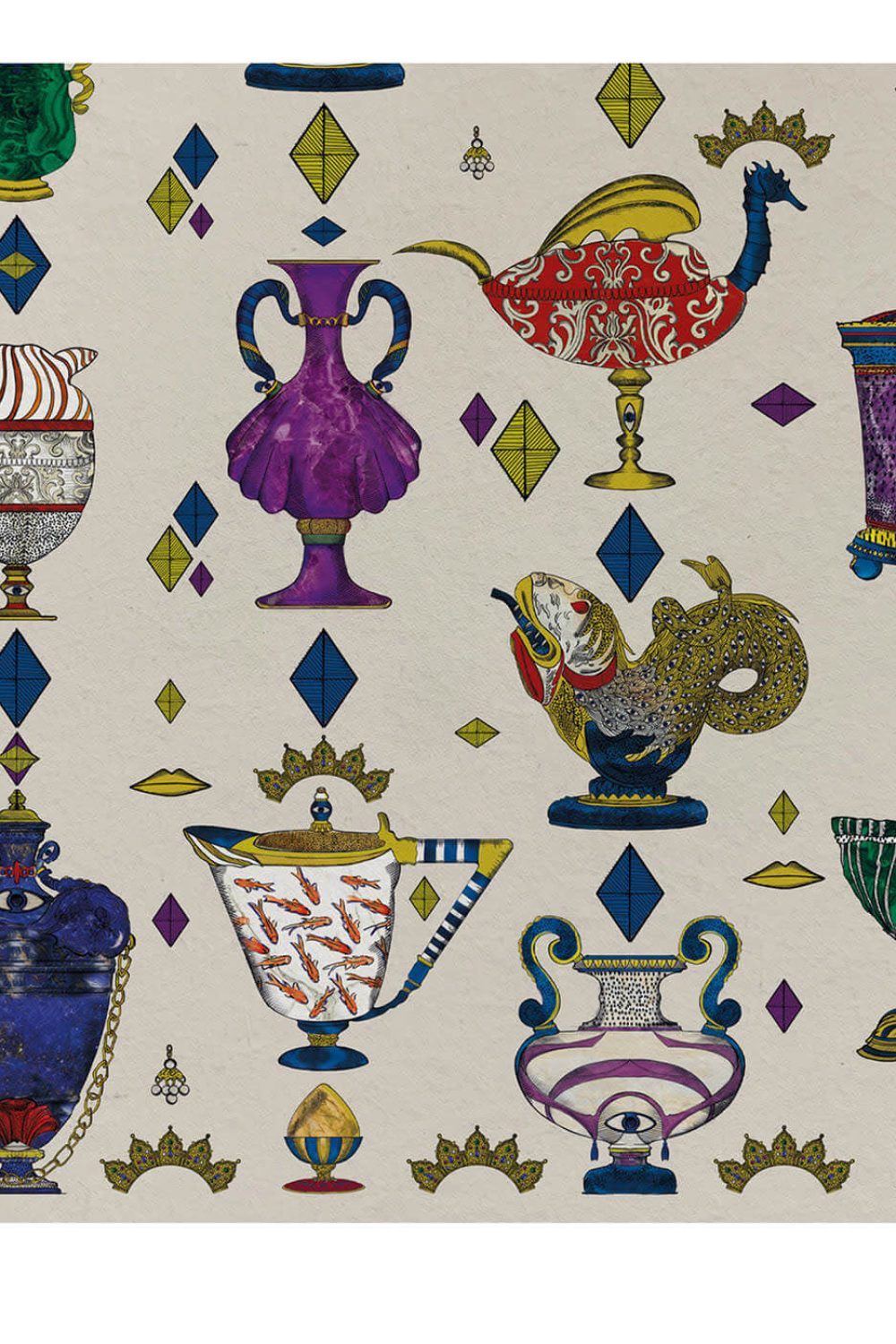 Ludovica Écru | Wallpaper — carta da parati MaVoix by Marika Tardio