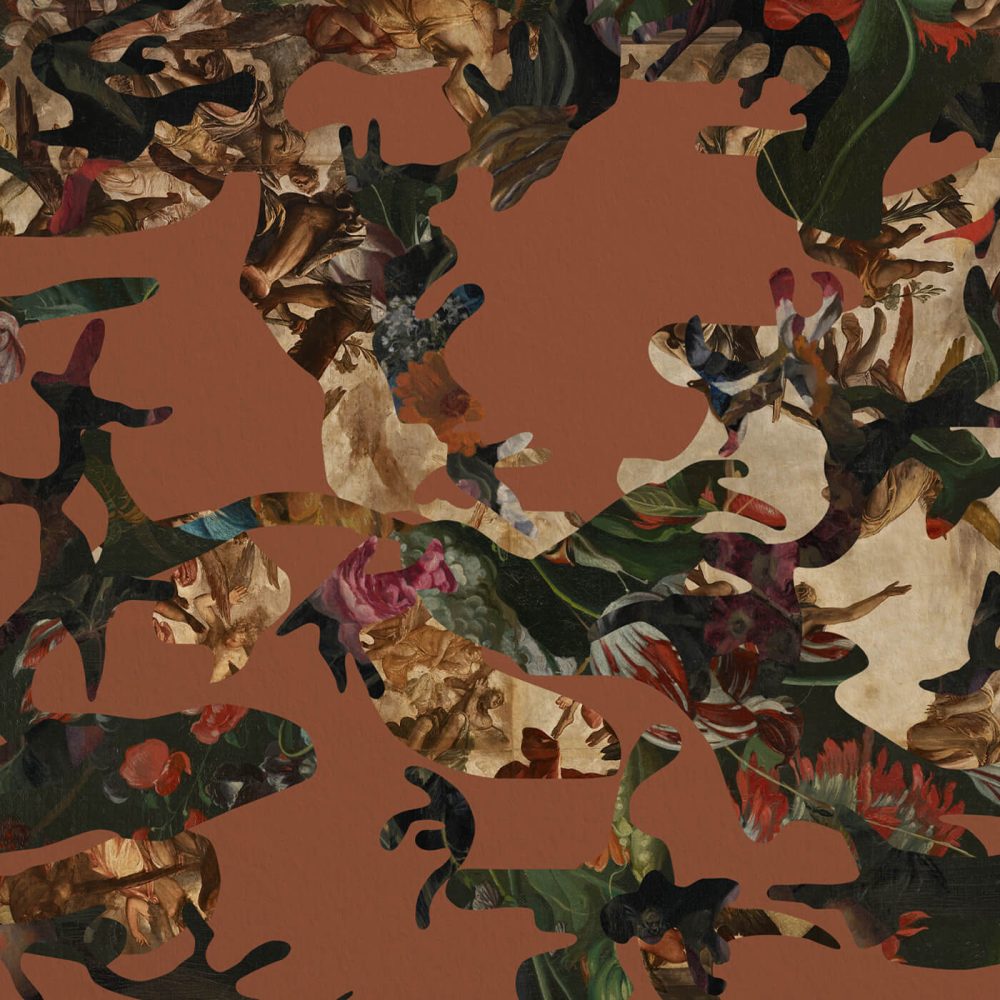 Hidden in Plain Sight Marsala Edition | Wallpaper — carta da parati MaVoix by Magnus Gjoen