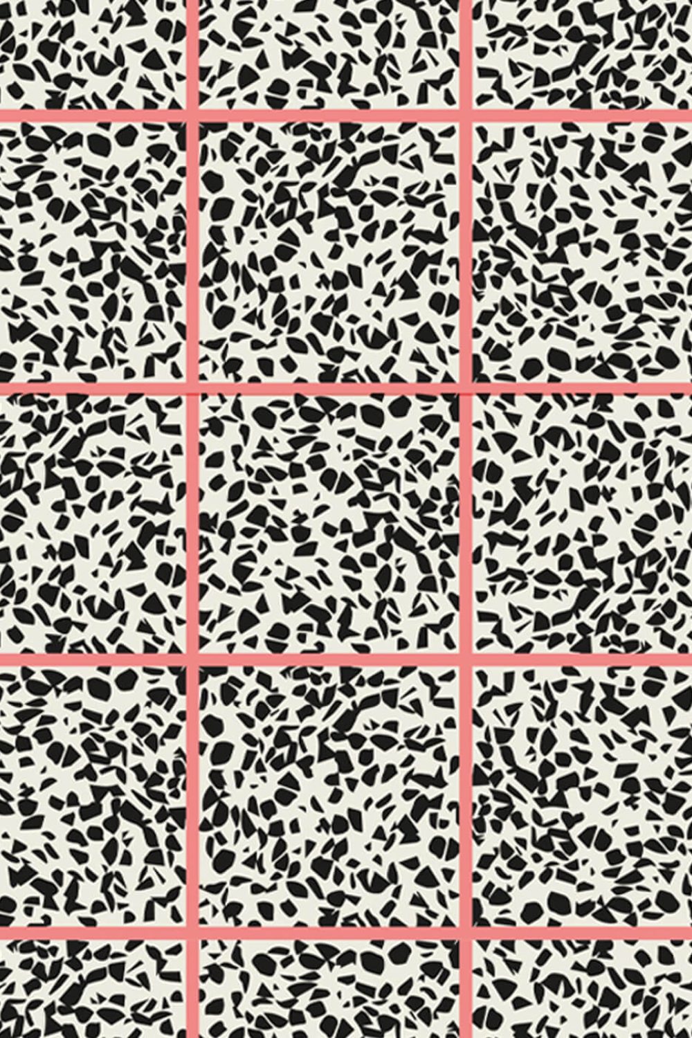 Fuga Fragola | Wallpaper — carta da parati MaVoix by Studio Lievito