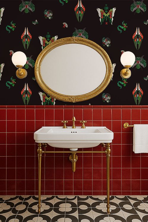 Jewelry Bugs Onyx | Wallpaper — carta da parati MaVoix by Fanny Garnichat
