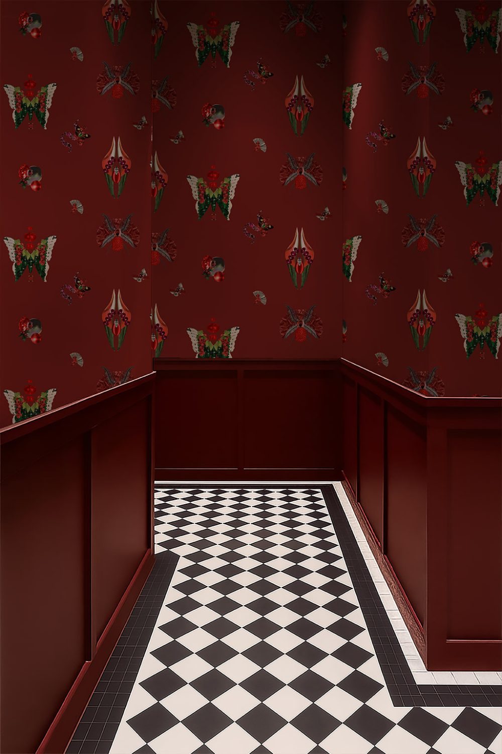 Jewelry Bugs Ruby | Wallpaper — carta da parati MaVoix by Fanny Garnichat