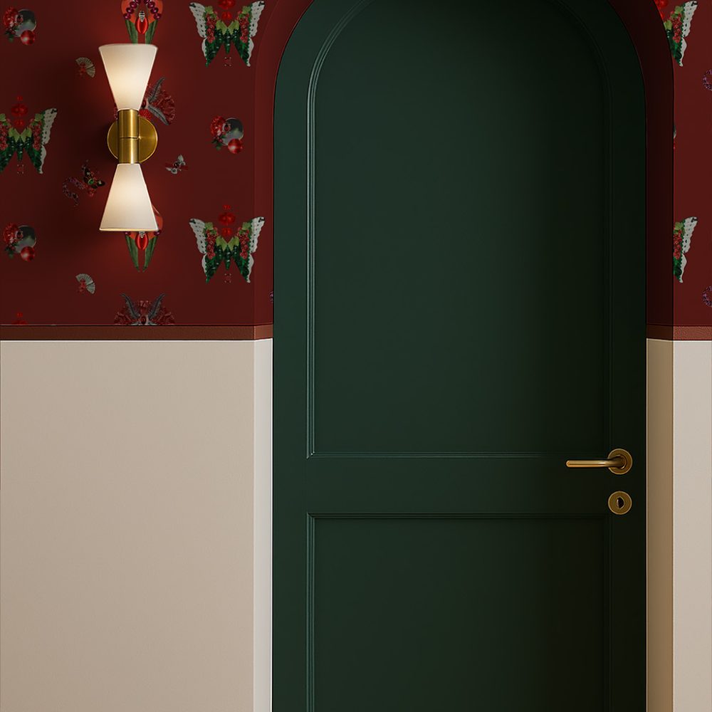 Jewelry Bugs Ruby | Wallpaper — carta da parati MaVoix by Fanny Garnichat