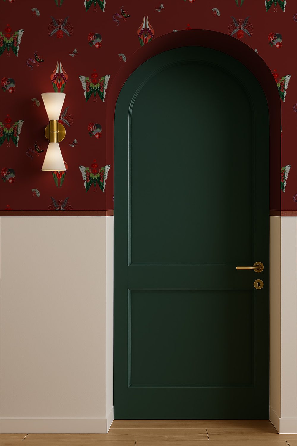 Jewelry Bugs Ruby | Wallpaper — carta da parati MaVoix by Fanny Garnichat