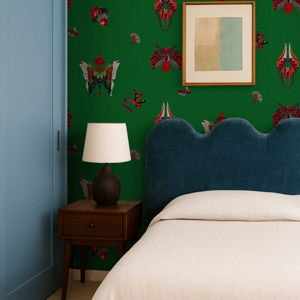 Jewelry Bugs Jade – Wallpaper — carta da parati MaVoix by Fanny Garnichat