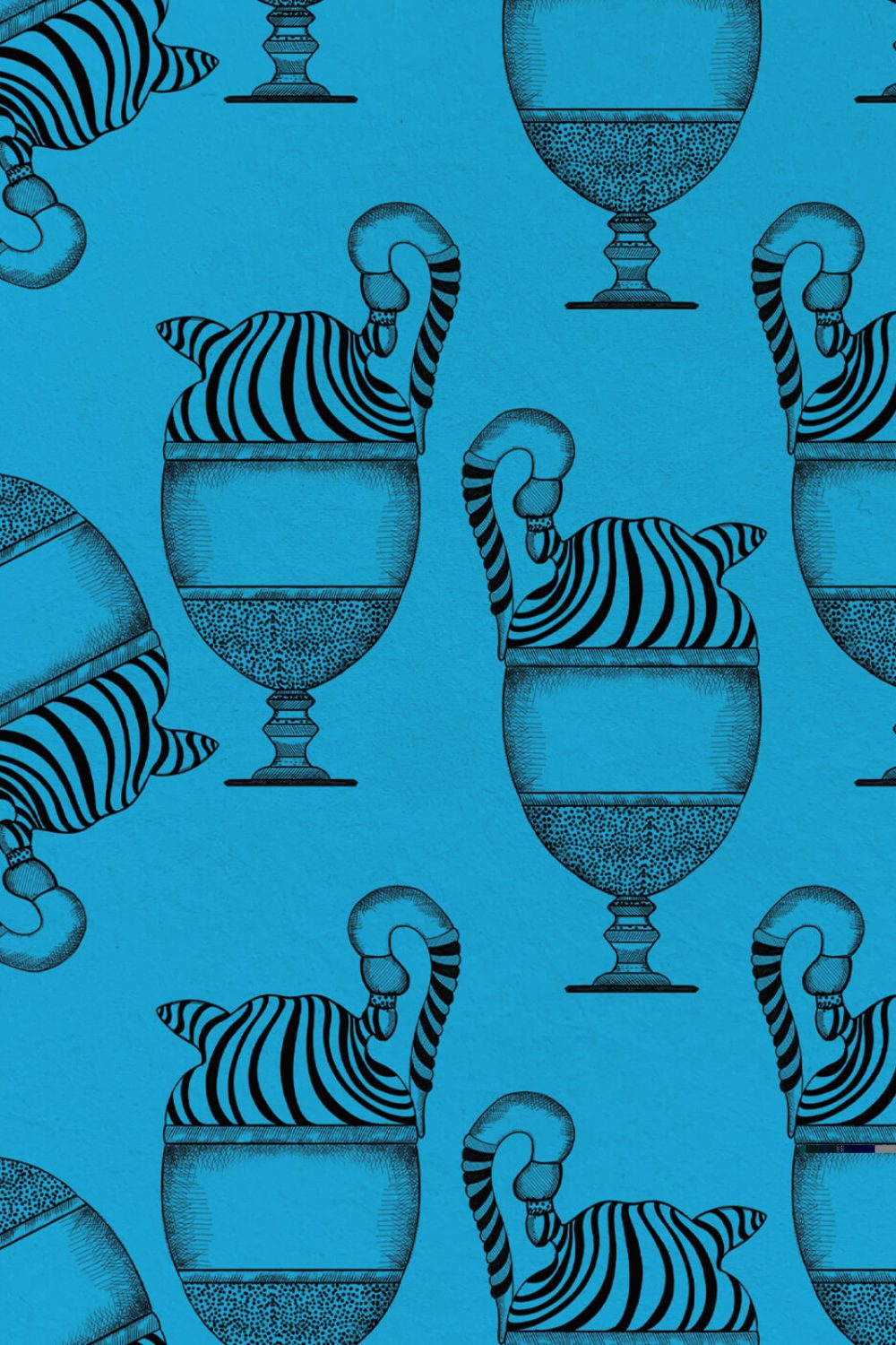 Fontana Acquamarina | Wallpaper — carta da parati MaVoix by Marika Tardio