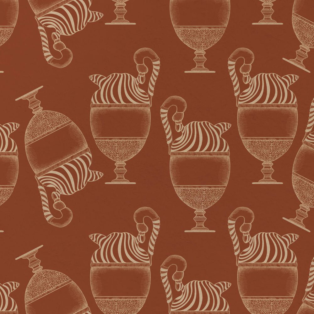 Fontana Terra di Siena | Wallpaper — carta da parati MaVoix by Marika Tardio