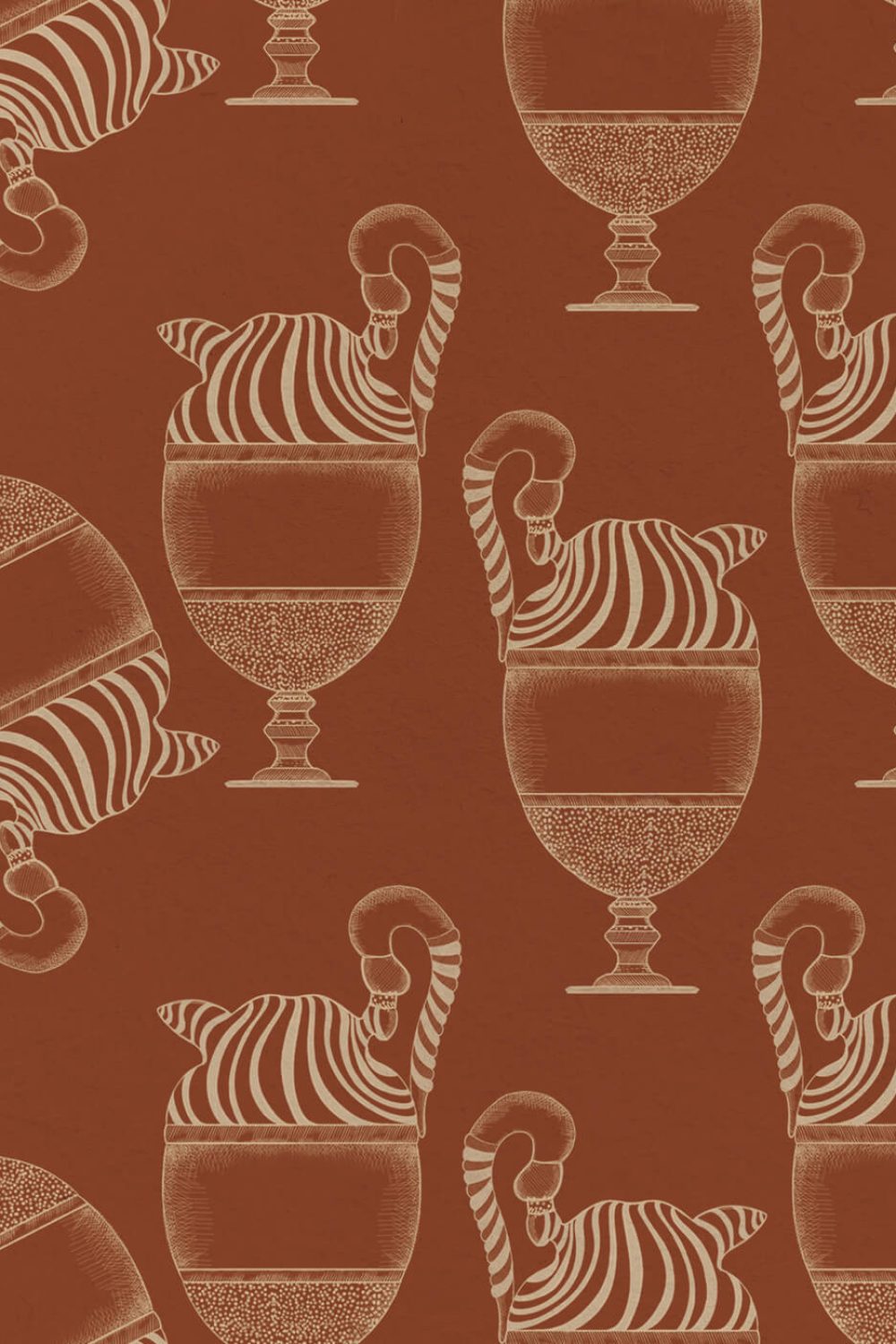 Fontana Terra di Siena | Wallpaper — carta da parati MaVoix by Marika Tardio