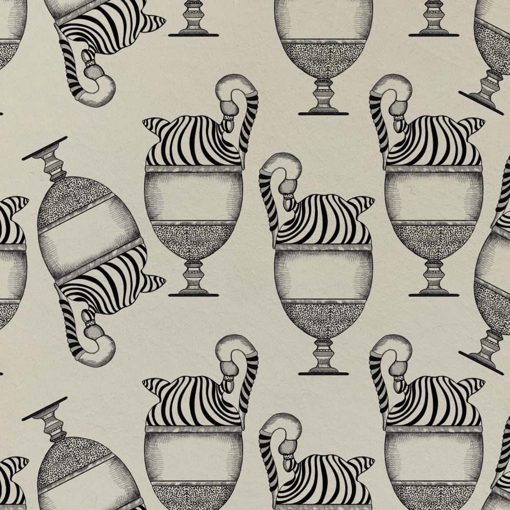 Fontana Zebrata | Wallpaper — carta da parati MaVoix by Marika Tardio