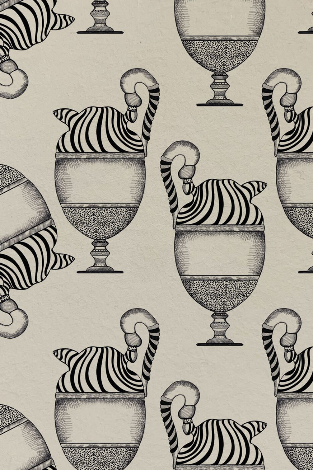 Fontana Zebrata | Wallpaper — carta da parati MaVoix by Marika Tardio
