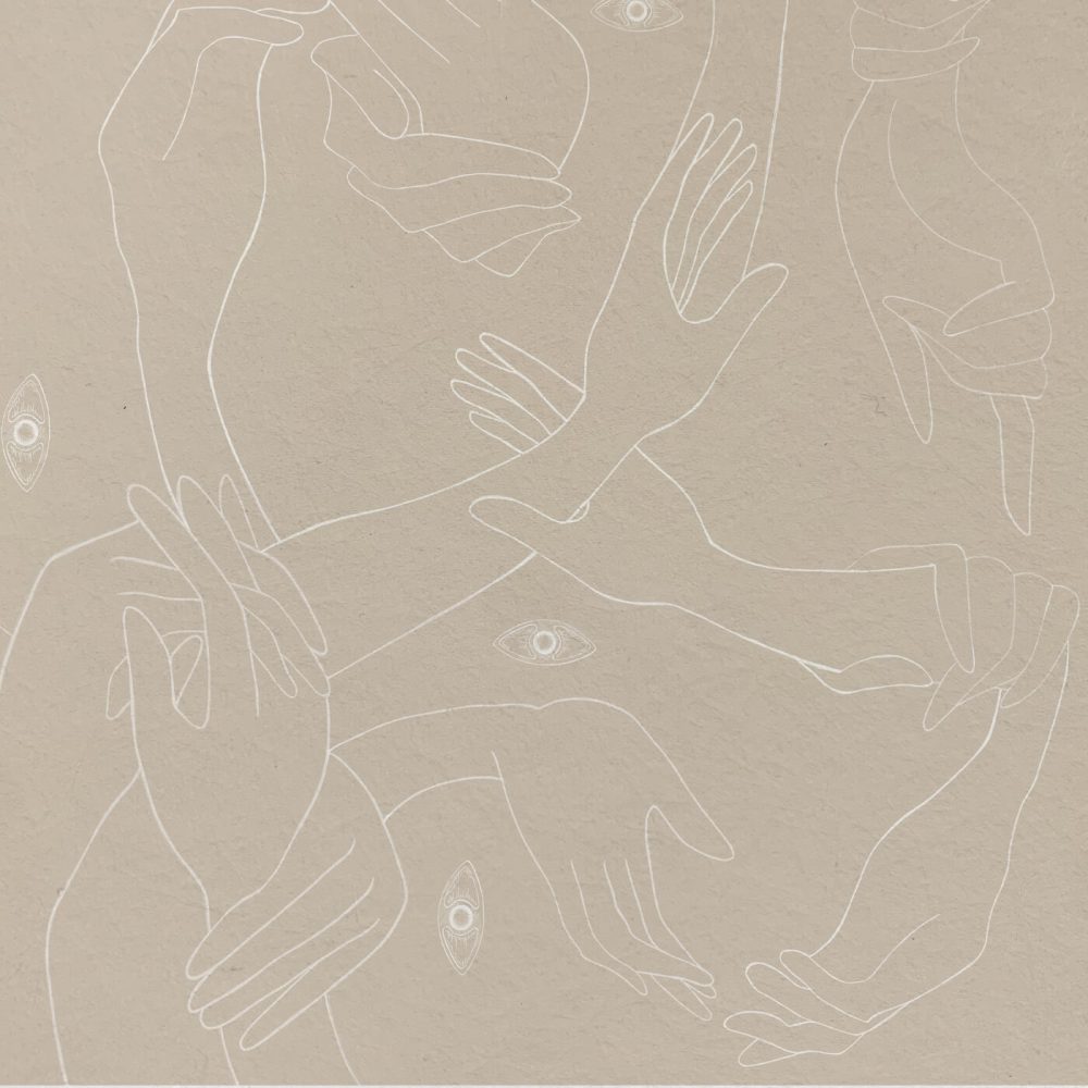 Uno, Nessuno Beige Soft | Wallpaper — carta da parati MaVoix by Marika Tardio