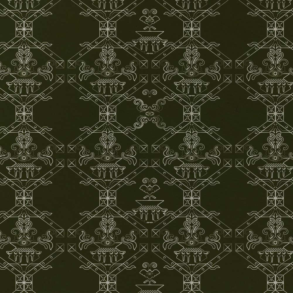 Ricamo Alga Marina | Wallpaper — carta da parati MaVoix by Marika Tardio