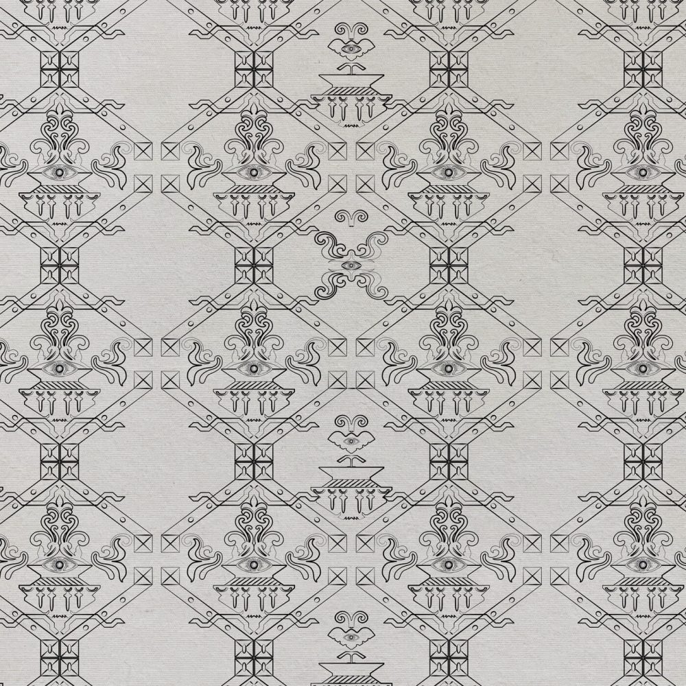Ricamo Écru Cotone | Wallpaper — carta da parati MaVoix by Marika Tardio