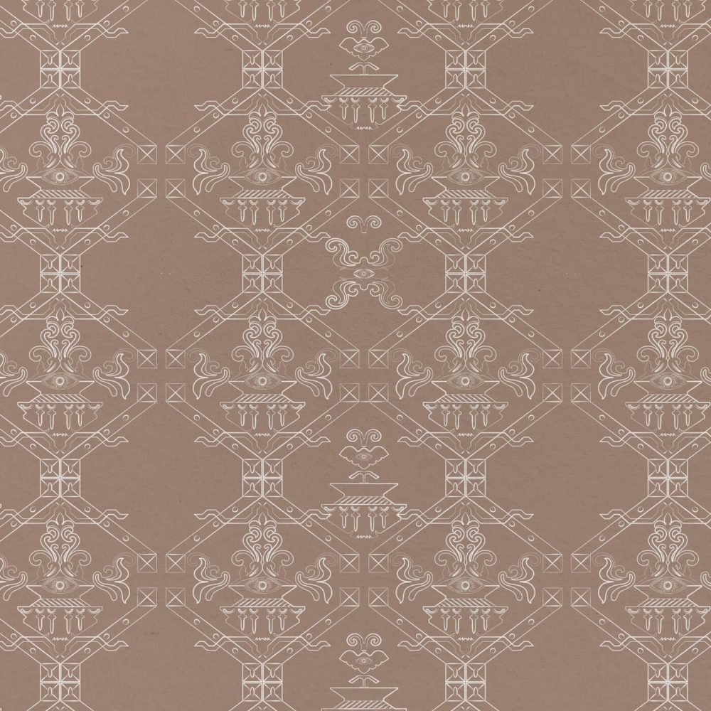 Ricamo Rosa Antico | Wallpaper — carta da parati MaVoix by Marika Tardio