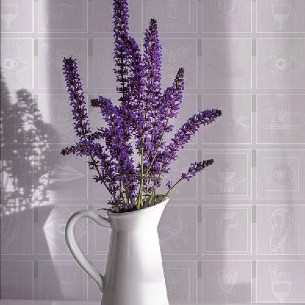 Alchemici Lilla Orchidea | Wallpaper — carta da parati MaVoix by Marika Tardio