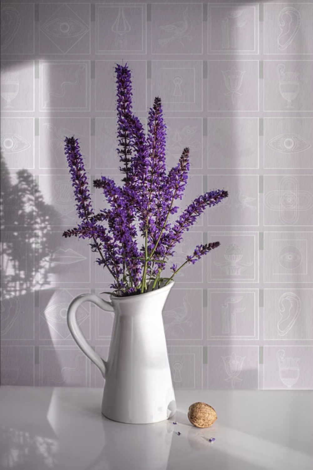 Alchemici Lilla Orchidea | Wallpaper — carta da parati MaVoix by Marika Tardio