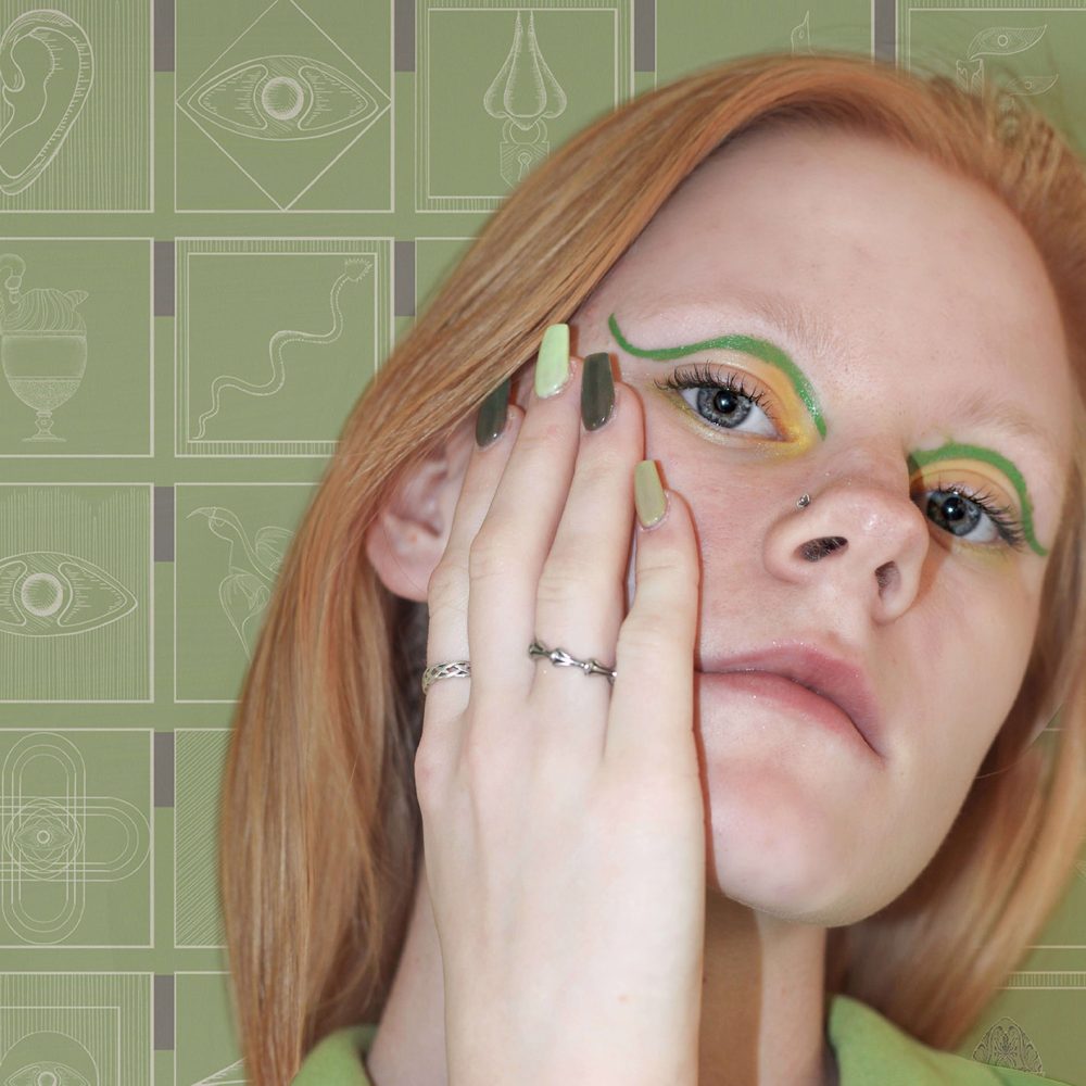 Alchemici Verde Morbido | Wallpaper — carta da parati MaVoix by Marika Tardio