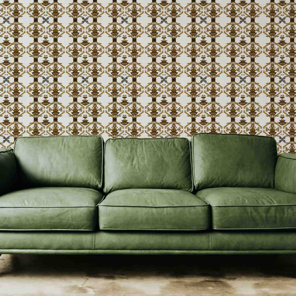 Ricamo Oro Antico | Wallpaper — carta da parati MaVoix by Marika Tardio