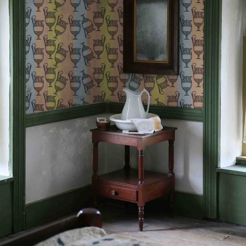 Fontana Righe | Wallpaper — carta da parati MaVoix by Marika Tardio