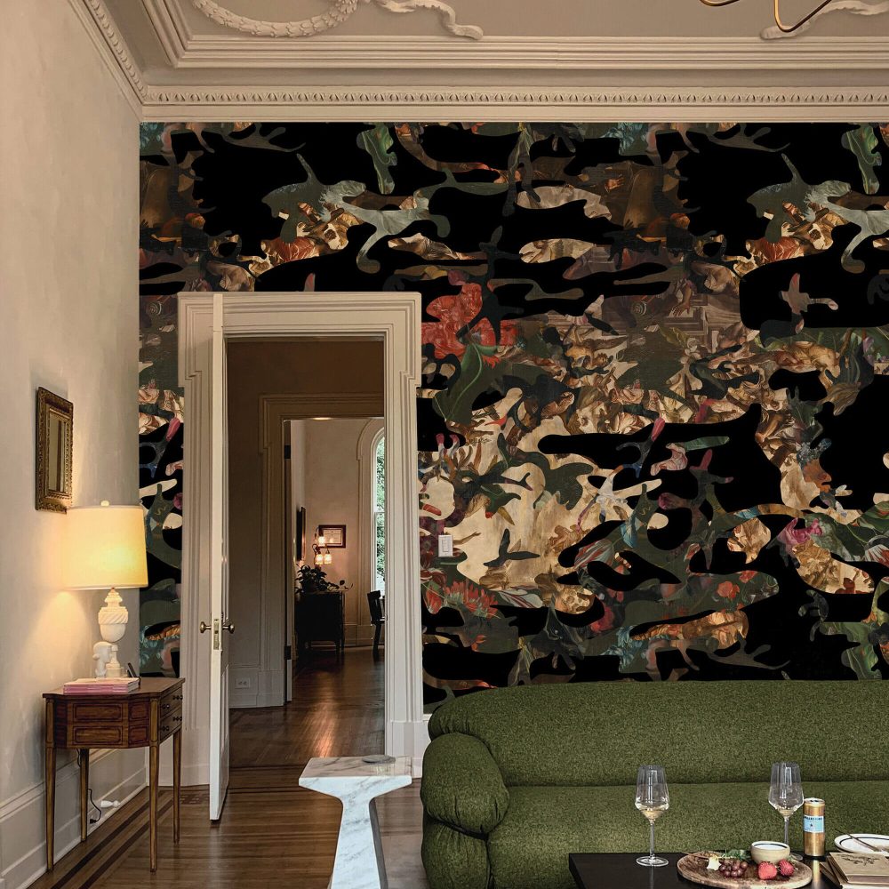 Hidden in Plain Sight Black Edition | Wallpaper — carta da parati MaVoix by Magnus Gjoen