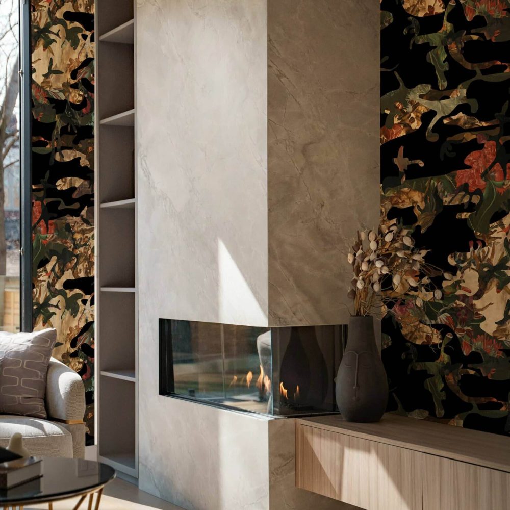 Hidden in Plain Sight Black Edition | Wallpaper — carta da parati MaVoix by Magnus Gjoen