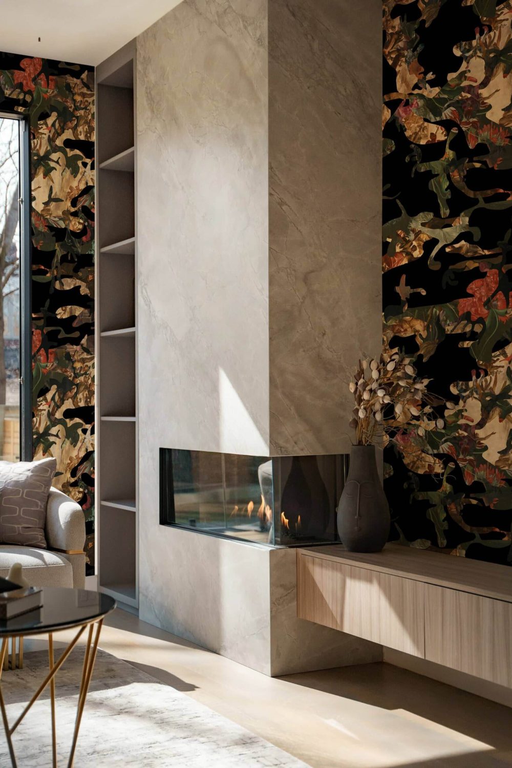 Hidden in Plain Sight Black Edition | Wallpaper — carta da parati MaVoix by Magnus Gjoen