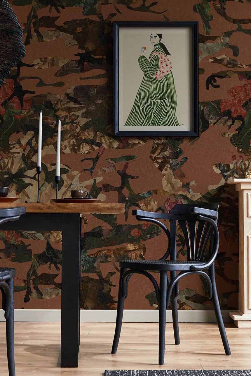 Hidden in Plain Sight Marsala Edition | Wallpaper — carta da parati MaVoix by Magnus Gjoen
