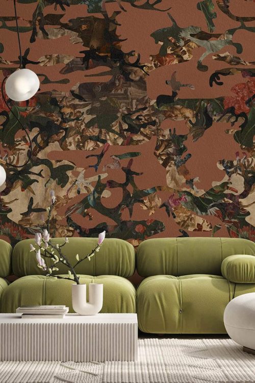 Hidden in Plain Sight Marsala Edition | Wallpaper — carta da parati MaVoix by Magnus Gjoen