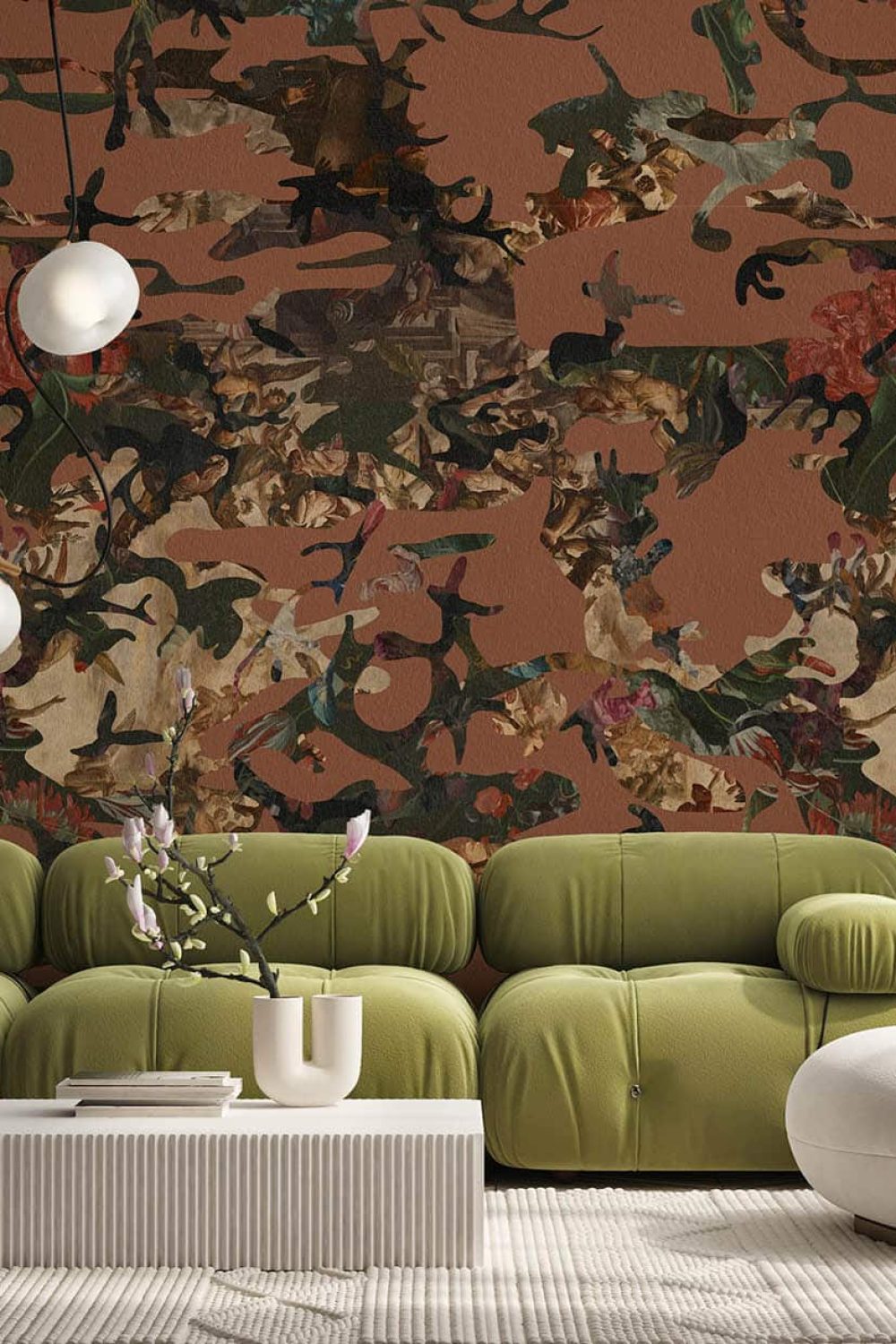 Hidden in Plain Sight Marsala Edition | Wallpaper — carta da parati MaVoix by Magnus Gjoen