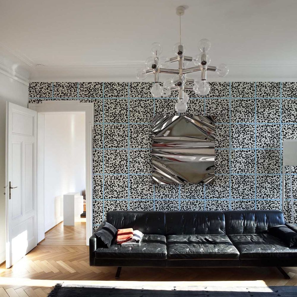 Fuga Blue Java | Wallpaper — carta da parati MaVoix by Studio Lievito