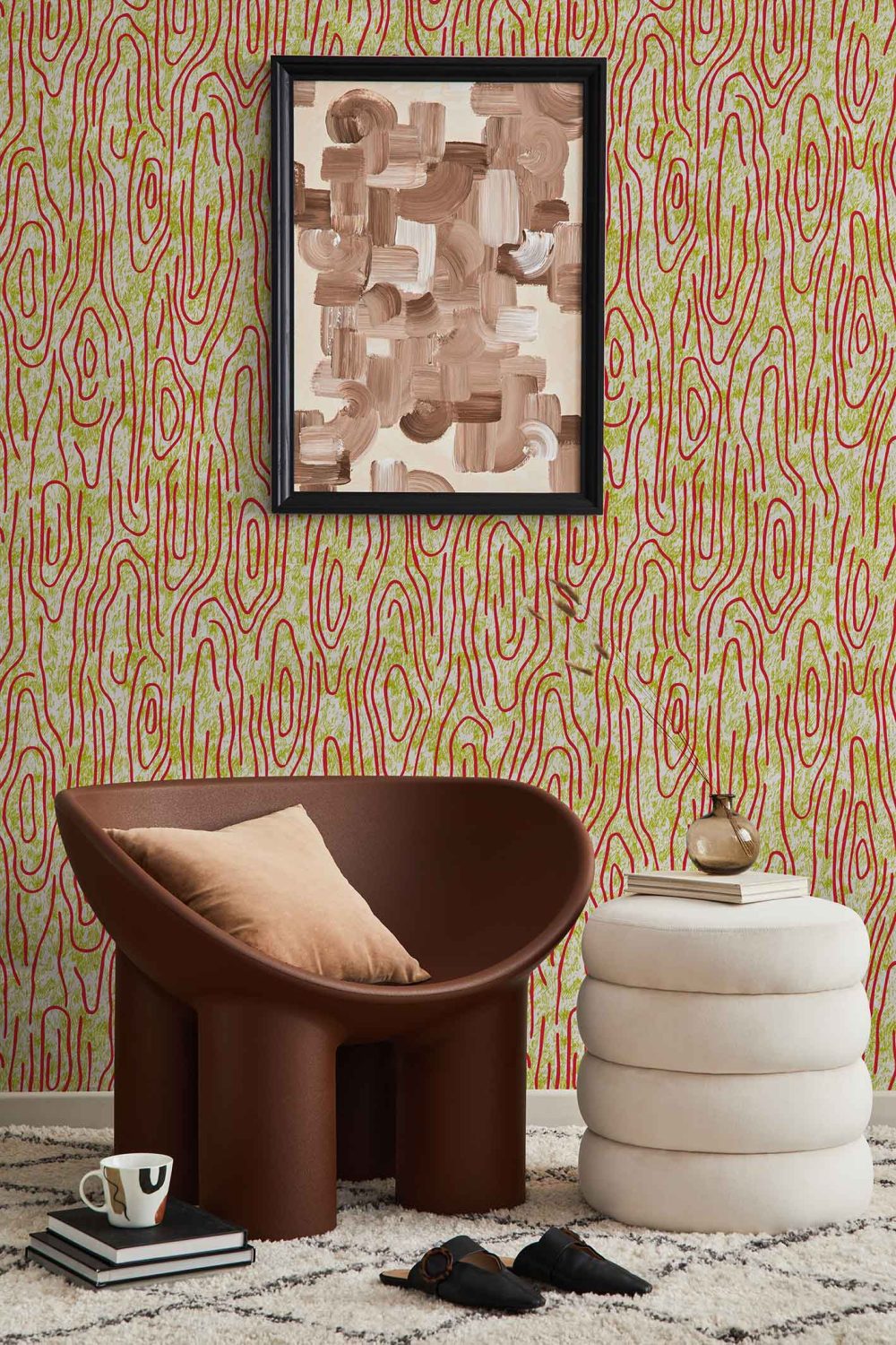 Vampa Incendio | Wallpaper — carta da parati MaVoix by Studio Lievito
