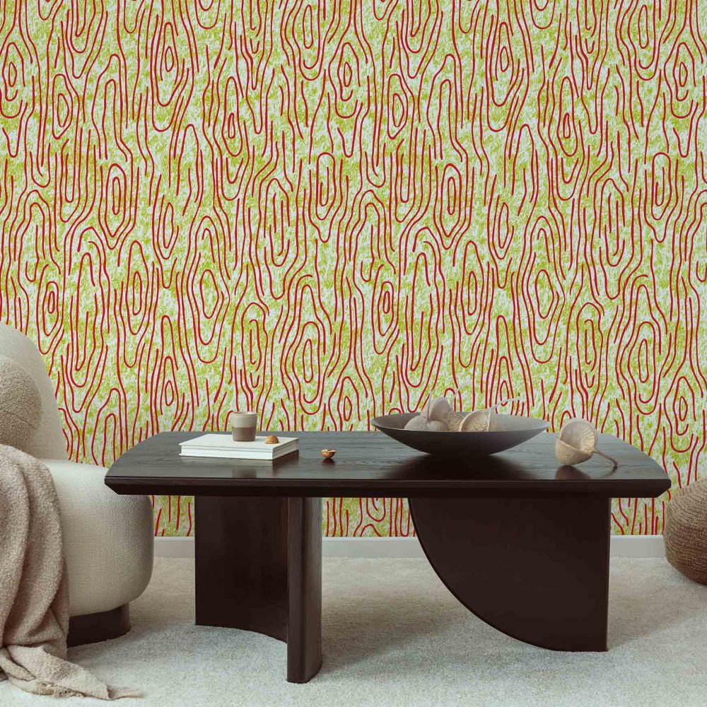 Vampa Incendio | Wallpaper — carta da parati MaVoix by Studio Lievito