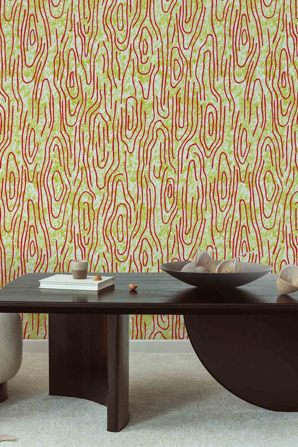 Vampa Incendio | Wallpaper — carta da parati MaVoix by Studio Lievito