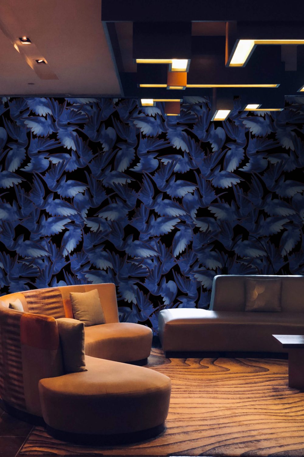 Misteriosa Black & Blue Edition | Wallpaper — carta da parati MaVoix by Leonardo Dini