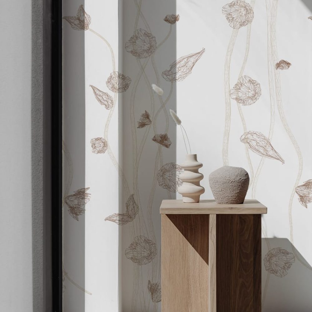 Rampicante Terracotta | Wallpaper — carta da parati MaVoix by Antonio Barbieri