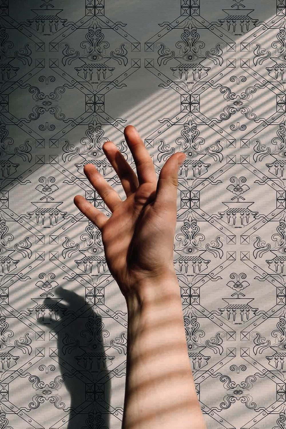 Ricamo Écru Cotone | Wallpaper — carta da parati MaVoix by Marika Tardio