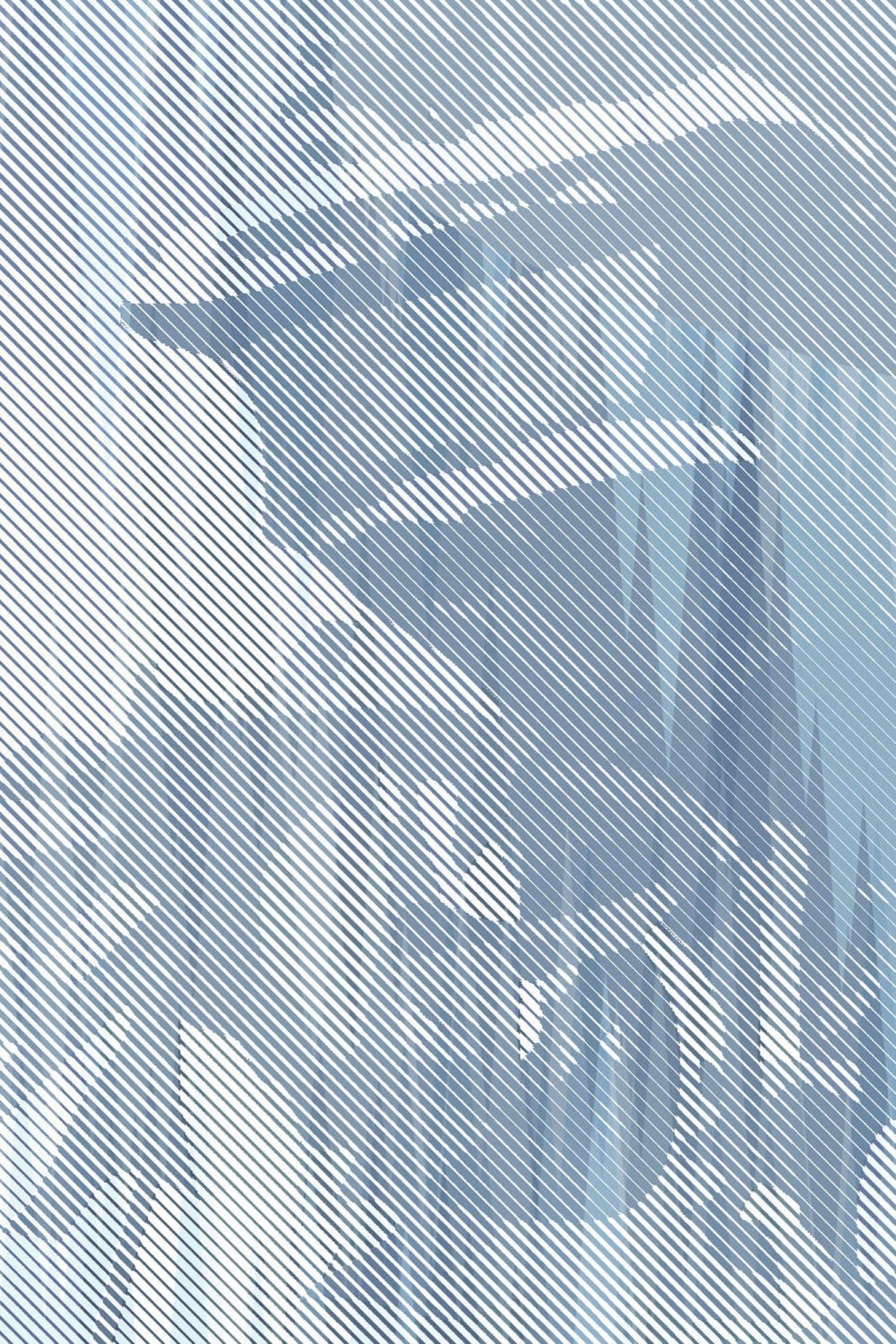 Storm of Stones and Shadows Light Blue Edition | Wallpaper — carta da parati MaVoix by Magnus Gjoen