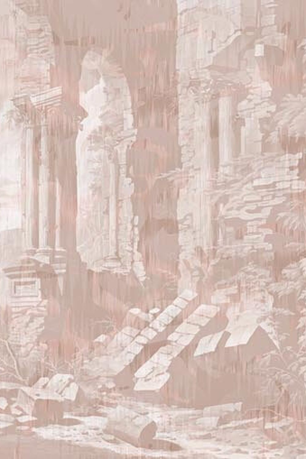 Storm of Stones and Shadows Creta Rossa – Wallpaper — carta da parati MaVoix by Magnus Gjoen